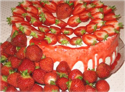jordbærkake